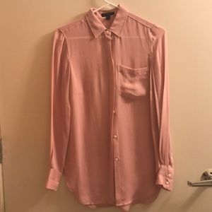 J Crew blouse pink